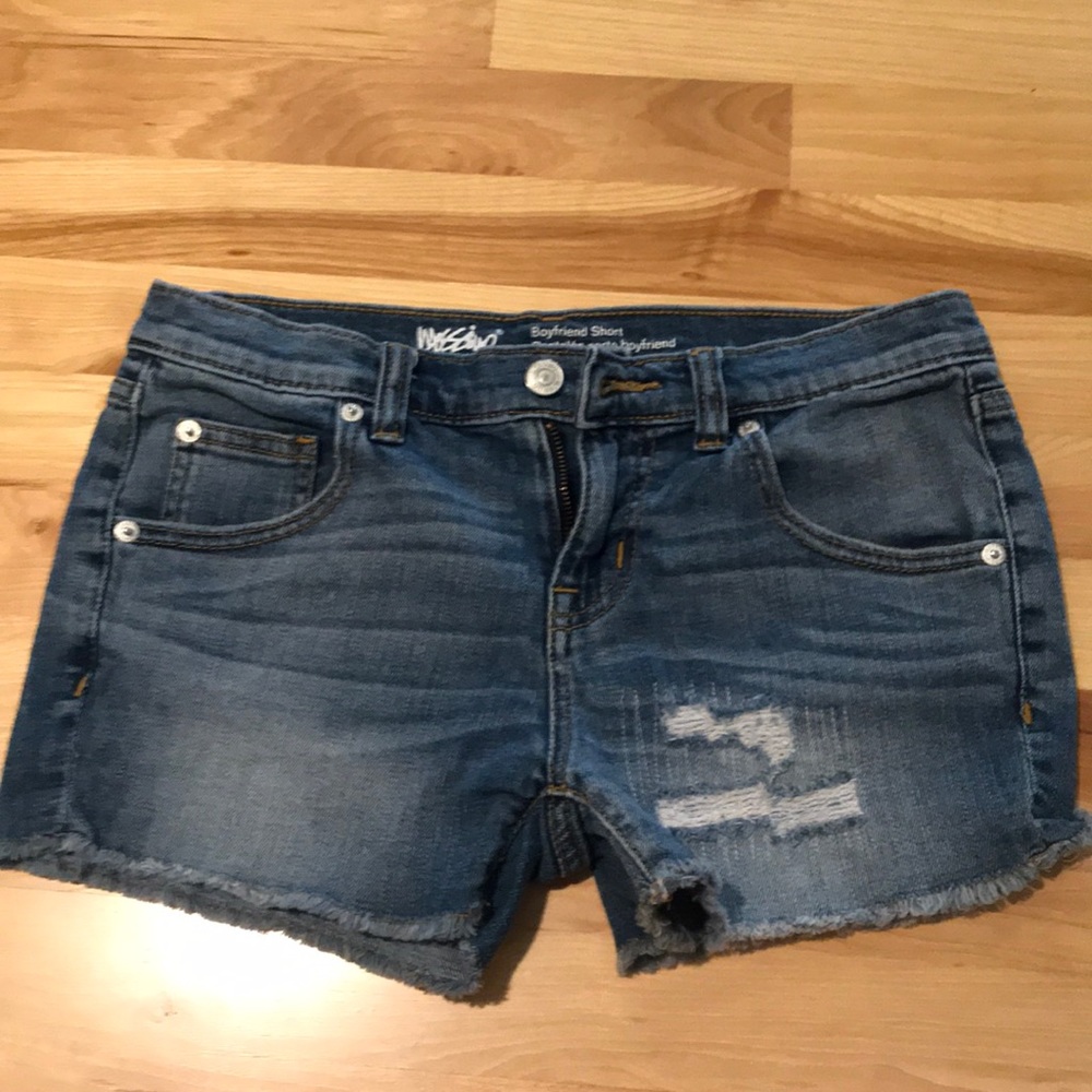 Denim shorts